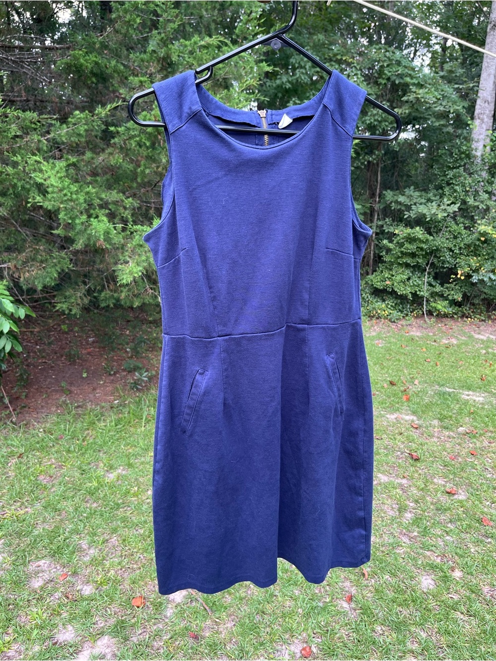Old Navy - Navy Blue Sleeveless Fit-and-Flare Dress